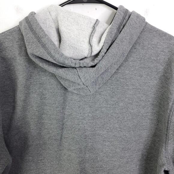 Levis Sweater Womens XL Hoodie Sweatshirt Gray Logo Front Casual Street Billboar - Picture 8 of 9